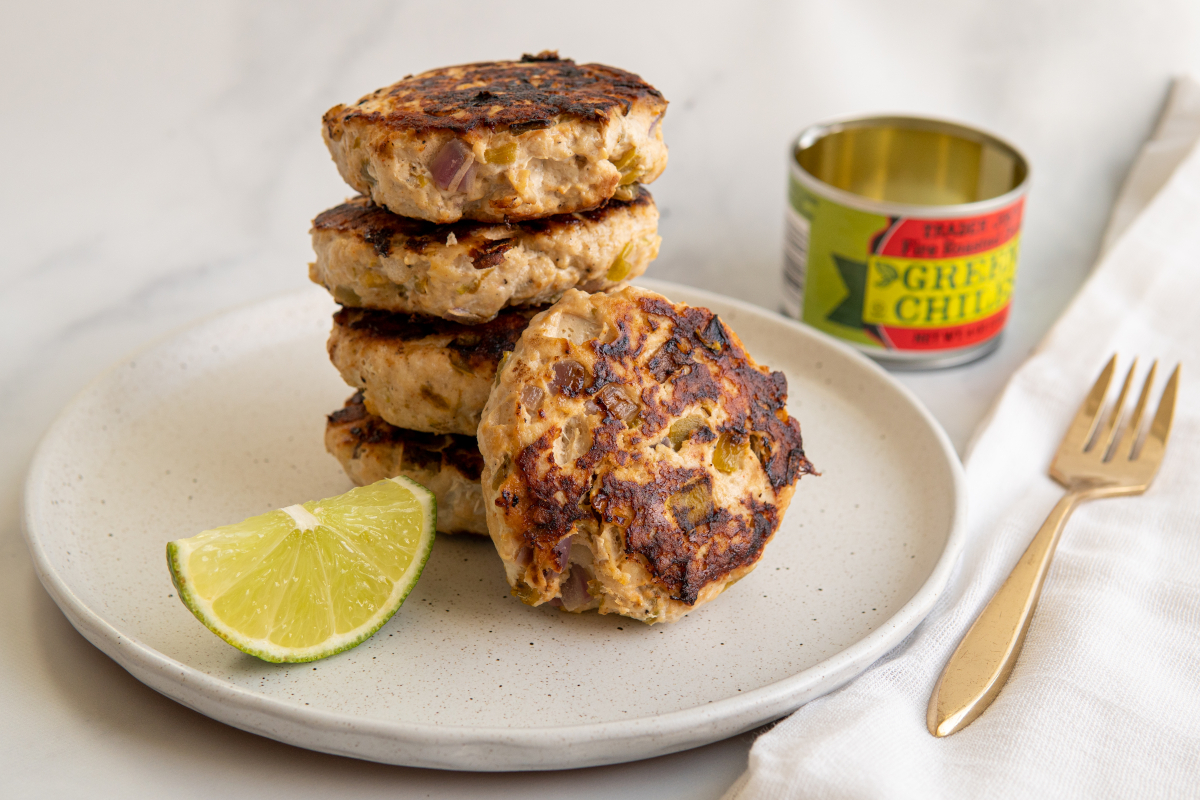 Green Chile Turkey Burger