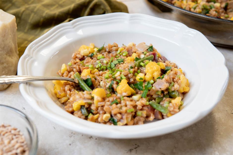 Farro Risotto With Parmesean and Veggies.jpg