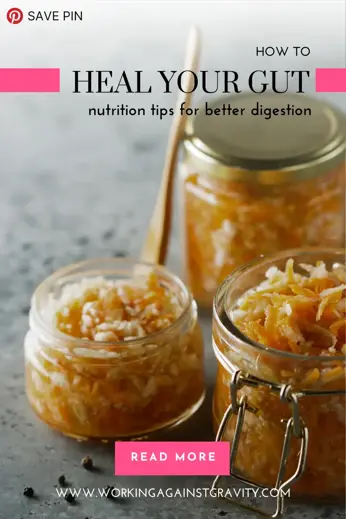 how to heal your gut pinterest pin