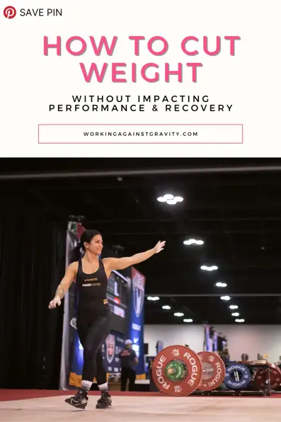 how to make weight for a competition or meet